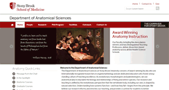 Desktop Screenshot of anat.stonybrook.edu