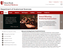 Tablet Screenshot of anat.stonybrook.edu