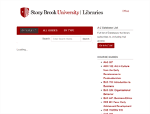 Tablet Screenshot of guides.library.stonybrook.edu