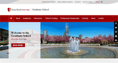 Desktop Screenshot of grad.stonybrook.edu