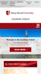 Mobile Screenshot of grad.stonybrook.edu