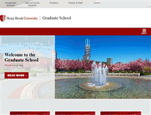 Tablet Screenshot of grad.stonybrook.edu