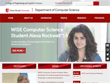 Tablet Screenshot of cs.stonybrook.edu